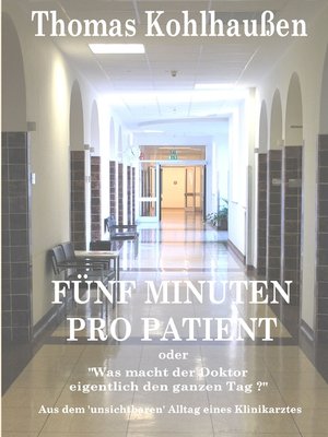 cover image of Fünf Minuten pro Patient